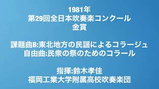 1981年全日本吹奏楽コンクール