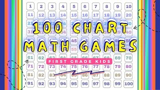 100 Chart Math Games for First Grade Kids