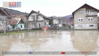 Poplave u Prijepolju - kriticno u Zalugu gde je poplavljeno više desetina kuća