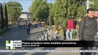 Planta armadora toma medidas preventivas ante COVID-19