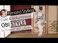 Cute & Voluminous Obi Style for Kimono and Yukata