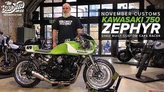 Kawasaki Zephyr 750 shed build by November Customs