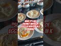 What it’s like “scenic” buffet of eggs at rooftop in k kinabalu #malaysia #america #breakfast #food