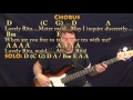 Lovely Rita (The Beatles) Bass Guitar Cover Lesson in A with Chords/Lyrics