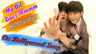 ASTRO Eunwoo & Moonbin 💜on Bollywood Song My Dil Goes Mmmm