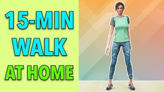 15-Minute Walk At Home - Simple Workout