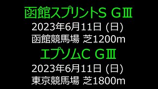 【2023/6/11】函館スプリントS、エプソムC 買い目 勝負パンツ競馬.com