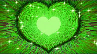 Heart Background | Green Heart Tunnel Animation | Vj Loops