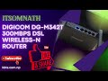 DIGICOM DG-M342T 300Mbps DSL Wireless-N Router PPPOE AND WIFI SETUP#ITsomnath