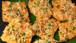 Không cần lò nướng vẫn làm được cơm cháy chà bông cực ngon nha