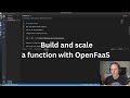 Build and scale a Python function with OpenFaaS