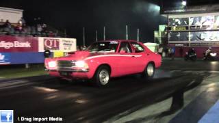 'SYCHO' 9.36 @ 149 MPH - FORD CORTINA - CRAIG EVELEIGH - 4L BARRA TURBO - TNT 24/05/2014