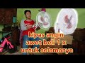 review unboxing kipas angin dinding wall fan TURBO 16