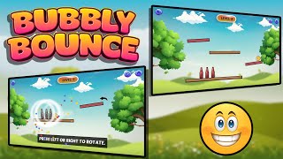 Bubbly Bounce || Construct 3 Game Template || Source code