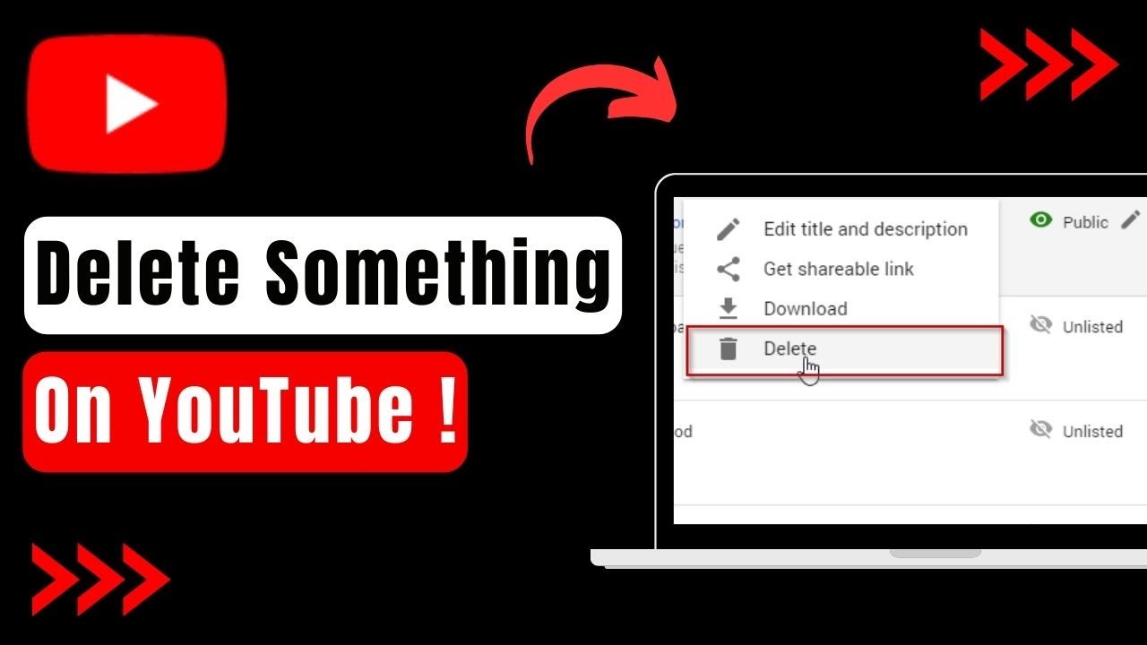 How To Delete Something On Youtube Youtube