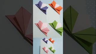 VERY EASY (´ε｀ )♡ DIY ORIGAMI BOOKMARK (8) ! 簡單折紙書籤 (8) 🦋 #折り紙 #折纸 #종이접기 #สอนพับกระดาษ #摺紙 #origami