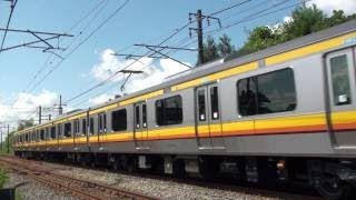 JR東日本　南武線向けE233系8000番台　横ナハN3編成　試運転　試9896M　＠辻堂～藤沢