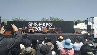 和太鼓奏者 hitomiさん その1 SNS EXPO 2023 IN OSAKA 大阪万博公園 #和太鼓 #hitomi #大阪万博  #EXPO