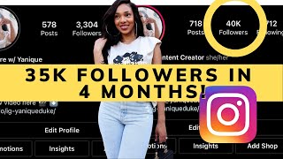 Instagram Growth Secrets in 2022 | How I Grew 35,000 followers in 4 months!