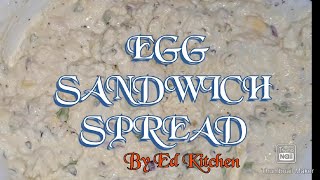 How To Make EGG SANDWICH SPREAD | PINOY TASTE | PANLASANG PINOY