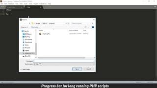 Add a progress bar to your PHP scripts using AJAX & Javascript