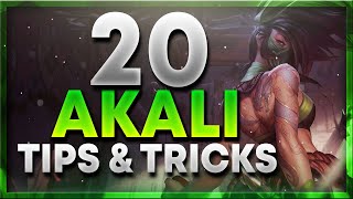 20 Akali Tips & Tricks 🧐 - (S12 Akali Guide)