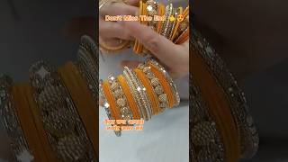 Yellow Bridal's Bangles Design 🔥🔥  #shorts #youtubeshorts #Chudimahal #bangles #wedding #short