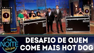 Quem come mais hot dog? The Noite x Ricardo Corbucci | The Noite (27/08/18)