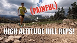 HIGH ALTITUDE HILL REPEAT RUNNING WORKOUT! | Sage Canaday Trail-Mountain Training