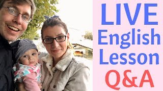 🚨 LIVE English Lesson | Q&A with Interactive English