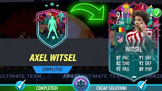 91 Level Up Axel Witsel SBC Completed - Cheap Solution \u0026 Tips - Fifa 23