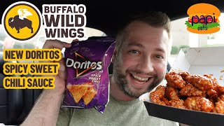 Buffalo Wild Wings - New DORITOS Sauce - Spicy Sweet Chili - Review