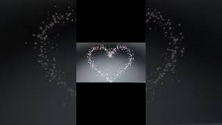 How to Make Mesmerizing Pink Tinsel Heart Animation|HTML, CSS \u0026 JavaScript  #shorts  #viralshort