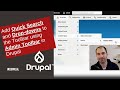 Add Quick Search and Drop-downs to the Toolbar using Admin Toolbar in Drupal