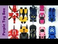 Mini Force X 5 Combined And 4 Combined Transformer Robot 미니특공대X 4단 5단 합체