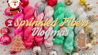 Sprinkled Fibers - VLOGmas Day 21🎅🏼❤️