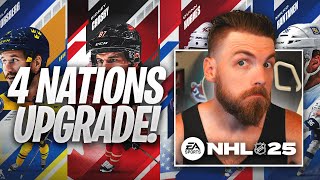 4 NATIONS PLAYER UPGRADE! | HOW TO USE YOUR COLLECTION FOR TEAM OF THE YEAR IN NHL 25!