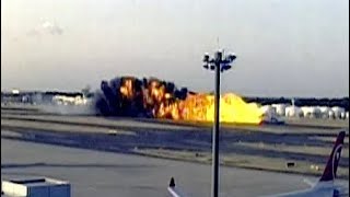 *REAL FOOTAGE* FedEx Flight 80 Crash in Narita International Airport