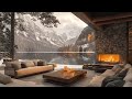 ❄ winter charming jazz relaxing morning lake ambience with smooth jazz for focus and productivity