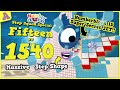 Massive Numberblocks Step Squad 1540 vs Fifteen Super Secret JET?!!