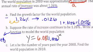 Exponential function word problems