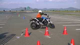 20131027キララ☆バイク練習会8の字GPフラトラ選手その3