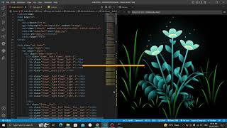 Develop Beautiful Flowers Project Using only HTML, CSS and JS (2026) | Animated Flower Project