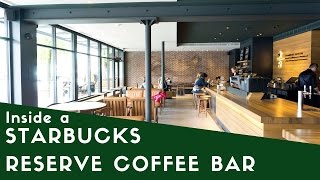 Inside A Starbucks Reserve Coffee Bar | Vancouver, BC - Canada