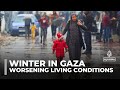 ‘Catastrophic conditions’ in Gaza’s tent camps as winter arrives