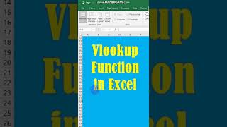 how to use vlookup in excel