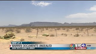 Unsealed documents shed light on Warren arrest