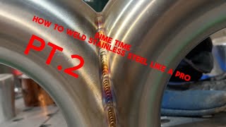 HOW TO WELD STAINLESS STEEL EXHAUST PT.2- MACHINE AND TORCH SETUP