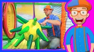 Learn Colors with Blippi at the Indoor Playground | 1 Hour