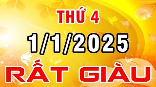 Tử Vi Thứ 4 Ngày 1/1/2025 SỐ ĐỎ HƠN SON 4 Con Giáp ĐỔI VẬN PHÁT TÀI Tiền Đầy Tay Hiếm Ai Sánh Bằng